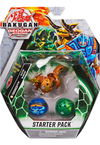 Paquete Inicio Bakugan, Paquete 3, Toronoid Ultra, Figuras