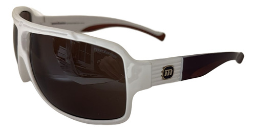 Anteojos Lentes De Sol Metano 012 Océano Blanco Marron 004 Blanco Blanco