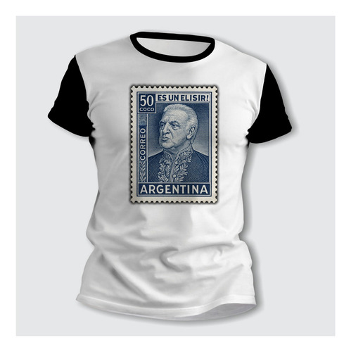 Remeras De Borges En Estampilla Adultos Estampadas - 7814