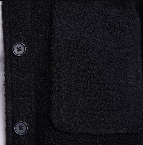 Chamarra Sherpa Basica Mujer Otoño/invierno Casual Abrigador