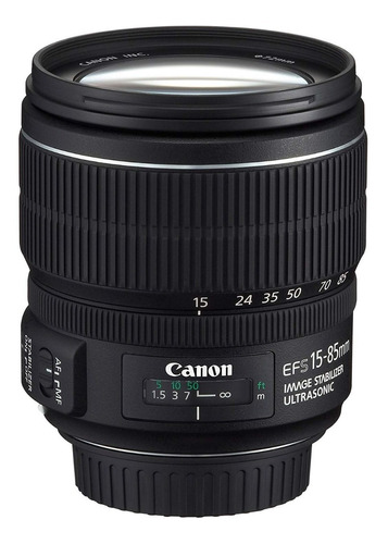Lente Zoom Angular Canon Ef S 15-85mm F/3.5.-5.6 Is  Usm
