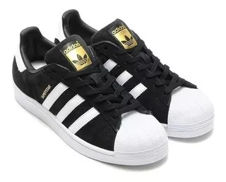 adidas Superstar Classic Gamuza Negro/blanco