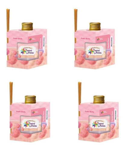 Difusor De Ambiente Linha Baby - Tropical Aroma - 4unid