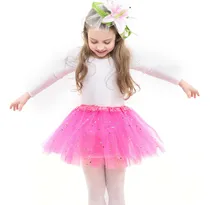 Comprar Falda Tutús Para Niñas Princesa Disfraz Con Brillo