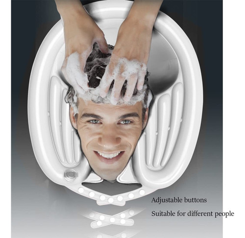 Lavabo Inflable Portátil Para Champú,bandeja Inflable Champú