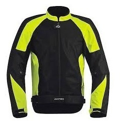 Campera Verano Acerbis Ramsey Street Negra Fluo Bamp Group