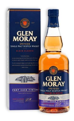 Glen Moray Whisky Classic Port Cask Finish 700ml C/estuche