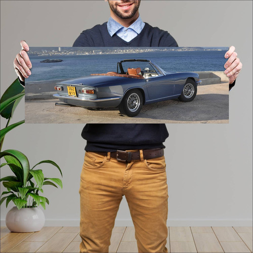 Cuadro 30x80cm Auto 1964 Maserati Mistral Spyder 51