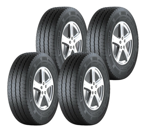 Kit De 4 Llantas 195/70r15 104r Continental Vancontact Ap