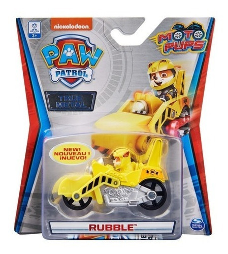 Autito Paw Patrol Rubble Moto Pups True Metal (moto)