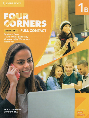 Four Corners 1° - B - Full Contact Student´s With Online Self-study, De Jack C. Richards., Vol. 1° B. Editorial Cambridge University Press, Tapa Blanda, Edición 2019 En Inglés