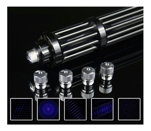 Luz Láser Puntero Ajustable, Mxlzk-001, Potencia 1500mw Láser Azul