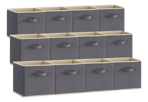 Paquete De 12 Cubos De Almacenamiento, Cubos De Almacenam