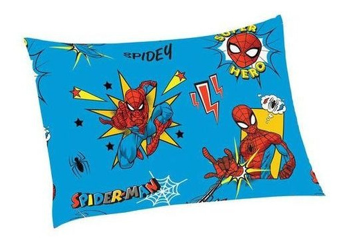 Fronha Microfibra De Poliester Avulsa Estampada Spider Man