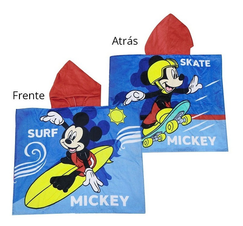 Bata Poncho De Baño Infantil Mickey