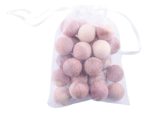 72 Bolas De Cedro Natural Aromáticas De Madera De Cedro Rojo