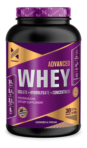 Advance Whey Proteina Xtrenght 2 Lb Isolate Hidrolizada