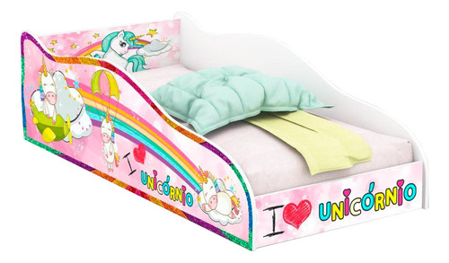 Berço Mini Cama Infantil Montessoriana Princesa Ou Carro Cor Carro Unicórnio