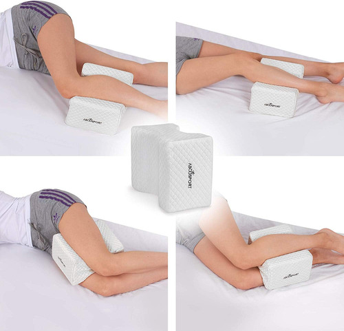 Abco Tech Almohada De Espuma Viscoelástica Para Rodillas Con