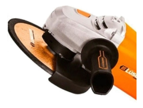 Amoladora angular Lüsqtoff AML2200-8 de 50 Hz color naranja 2200 W 220 V + accesorio