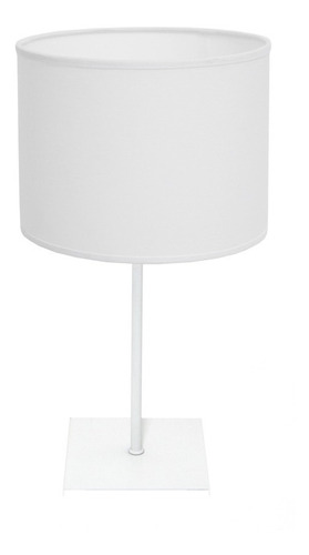 Lampara Mesa Luz Veladores Moderno Dormitorio Habitacion Ser Color de la estructura Color blanco Color de la pantalla Blanca