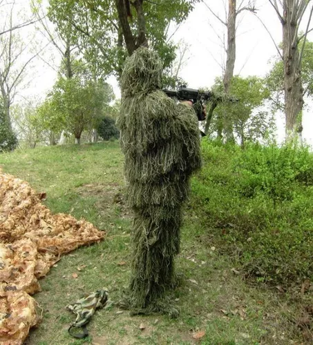 Roupa Chewbacca Sniper Ghillie Camuflada Airsoft 3d Caça