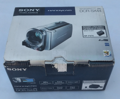 Video Camara Digital, Sony  Dcr Sx44 C/ Memoria Interna 4gb 