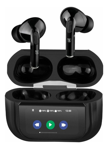 Audífonos Kaiser Kh-9502bk Pantalla Touch Color Negro