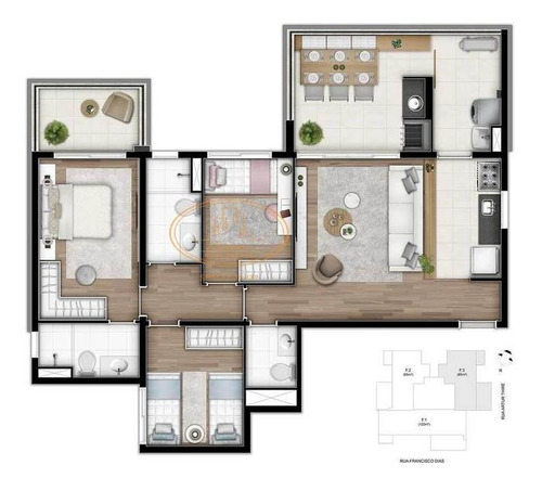 Apartamento Com 3 Dormitório(s) Localizado(a) No Bairro Jardim Da Saúde Em São Paulo / São Paulo - 3948:907666