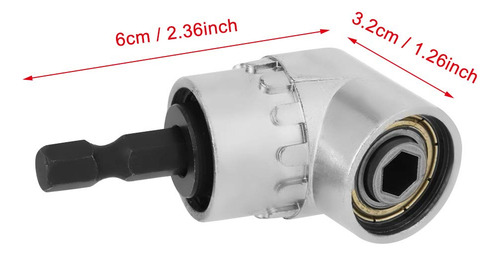Taladros De Ángulo Recto 105 Grados, 1/4 Pulgada Extensión