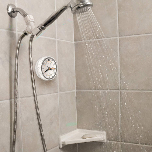. Reloj De Ducha Impermeable Ip24, Reloj De Pared Con