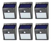 Comprar Kit X 6 Reflector 20 Leds 4w Solar Set Aplique