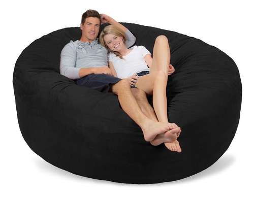 Puff Gigante De Suede! Sem Enchimento 140cm Diametrox50 Alt