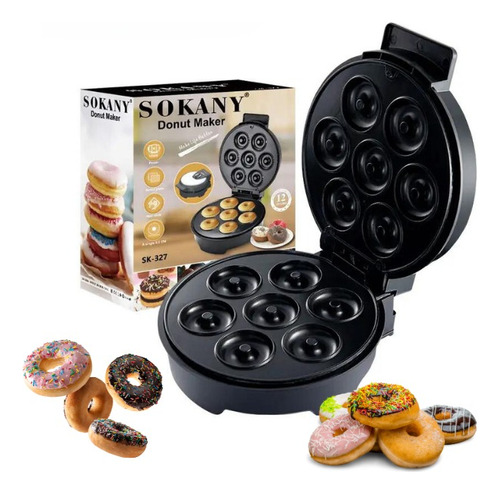 Maquina Para Mini Donas Rosquilla Antiadherente Donuts Maker