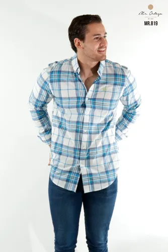 Camisa azul acero hotsell