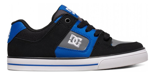 Zapatillas Dc Shoes Modelo Pure Negro Azul