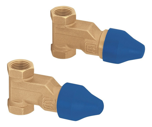 Juego 2 Llaves Empotrar Roscables Cerámico De Foset 49601
