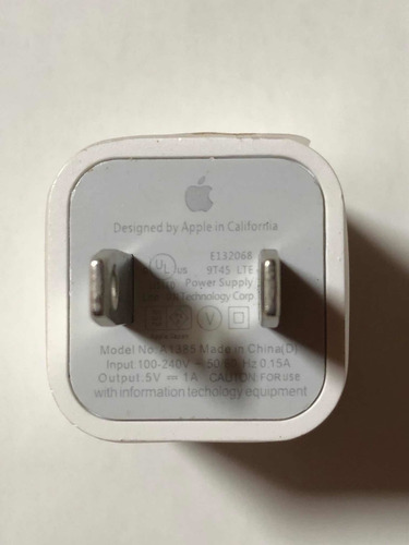 Imagen 4 de 6 de Adaptador De Corriente Apple Usb 5w