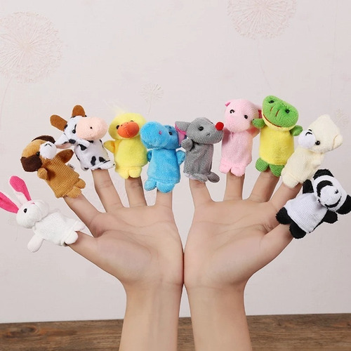 Títeres Dedo X 5 Unds Para Bebes Niños Juguetes Marioneta
