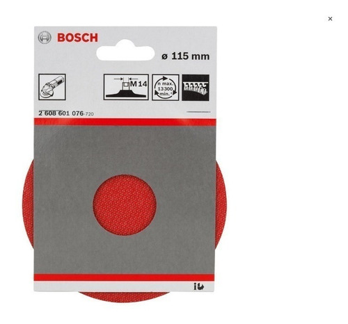 Plato De Goma Con Abrojo 115mm Para Amoladora Bosch