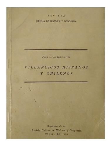 Villancicos Hispanos Y Chilenos, Juan Uribe Echeverria
