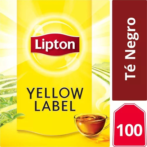 Té Lipton Yellow Label Caja De 100 Bolsitas