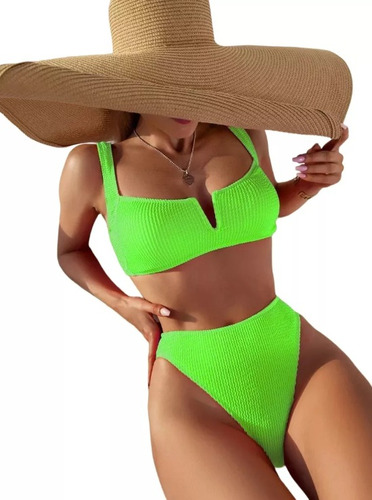 Bikinis Y Mayas 2 Piezas Colores Fluor