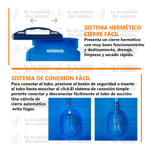Bolsa De Hidratacion Waterdog 2 Lts Camel Running Trekking