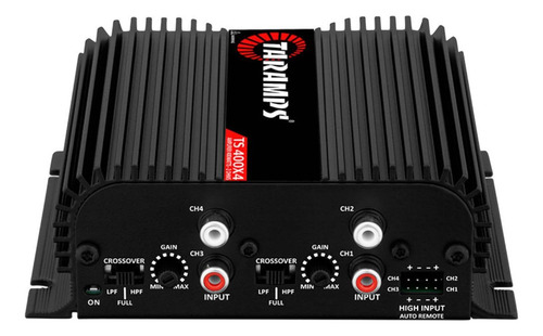 Amplificador Para Carro/caminhonete Taramps Ts - Taramps Automotivo Clase D Com 4 Canales E 400w Preto