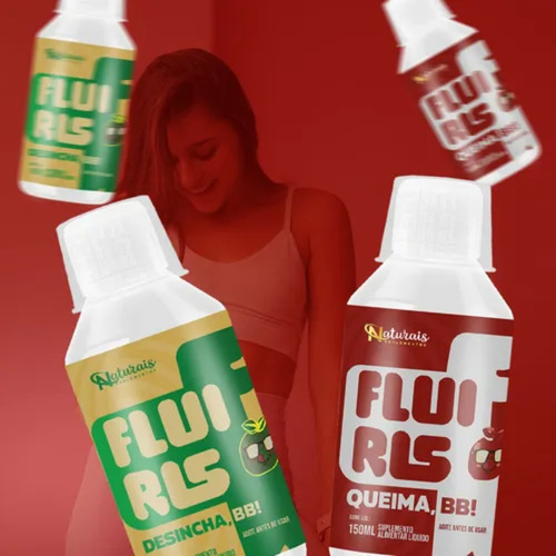 3 Kit Fluiris Desincha + 3 Fluiris Queima - Fórmula Nova Envio Hoje