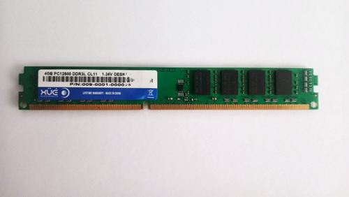 Memoria Ram Xue Ddr3l Pc12800 4gb 1600mhz