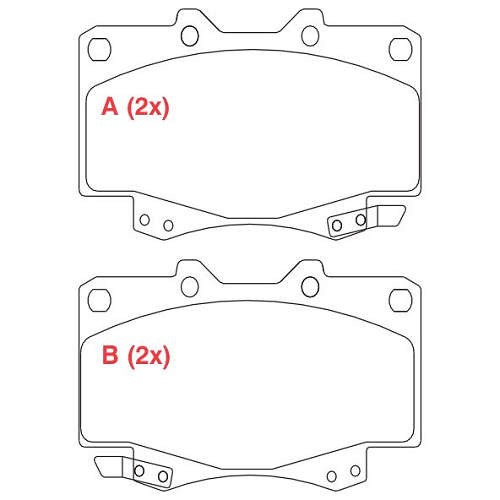 Pastilha De Freio Toyota Hilux 2005/ Willtec Pw543