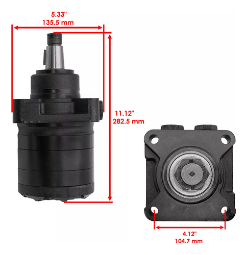 Motor Hidráulico Rueda Toro Exmark 103-6988 1-523328