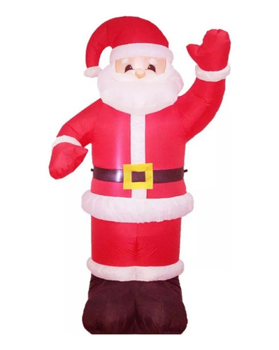 Inflable Papa Noel Navidad 1,80mt Apto Exterior Decoracion